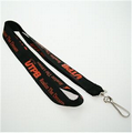 3/4" Polyester Screen Printed Lanyard